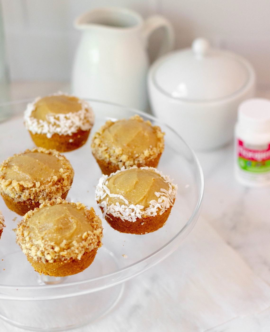 Maple Frosted Carrot Cake Cupcakes with Florajen Kids Probiotics